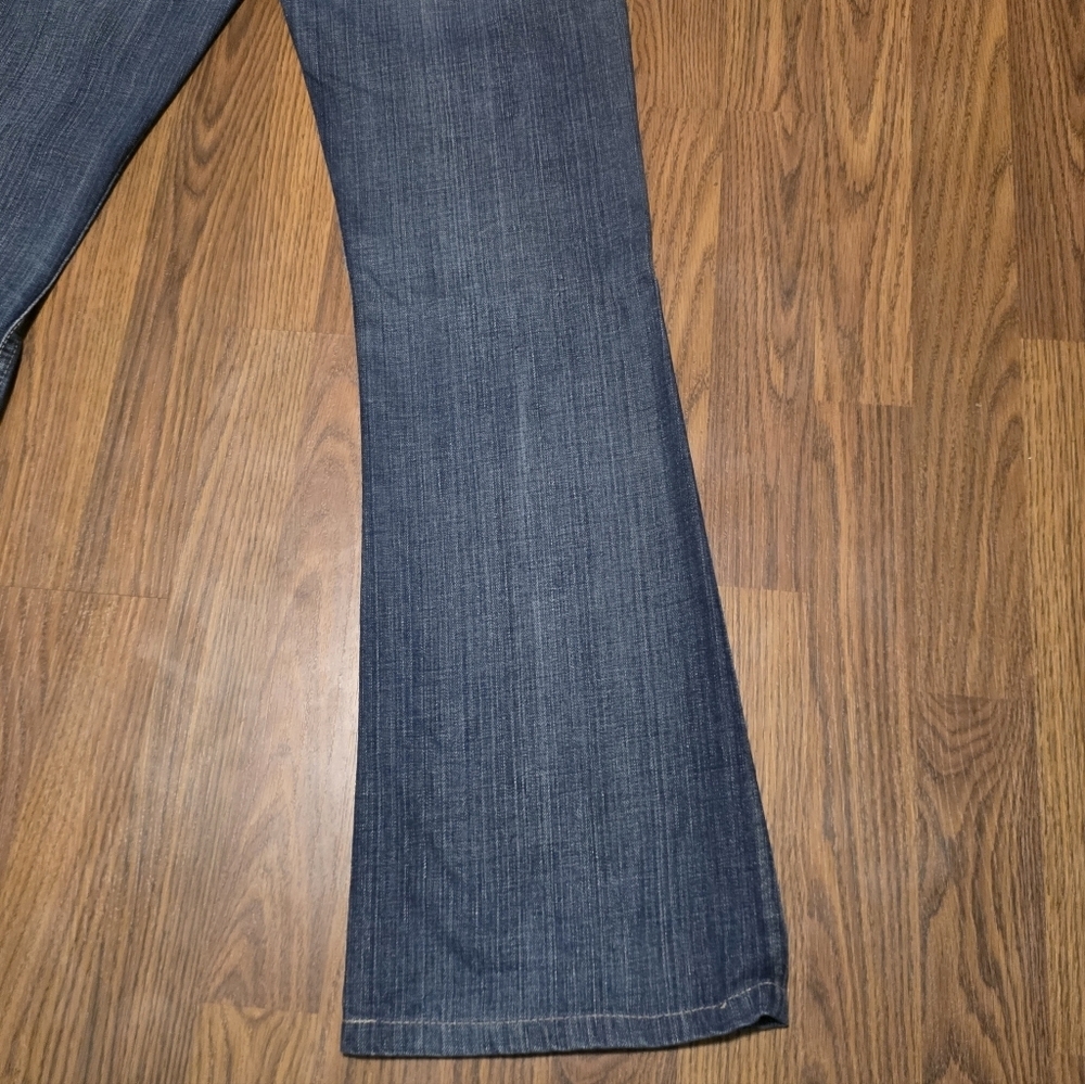 BKE Womens Grace Distressed Flare Jeans Size 29x32 Blue Denim Y2K E75 - Picture 11 of 13